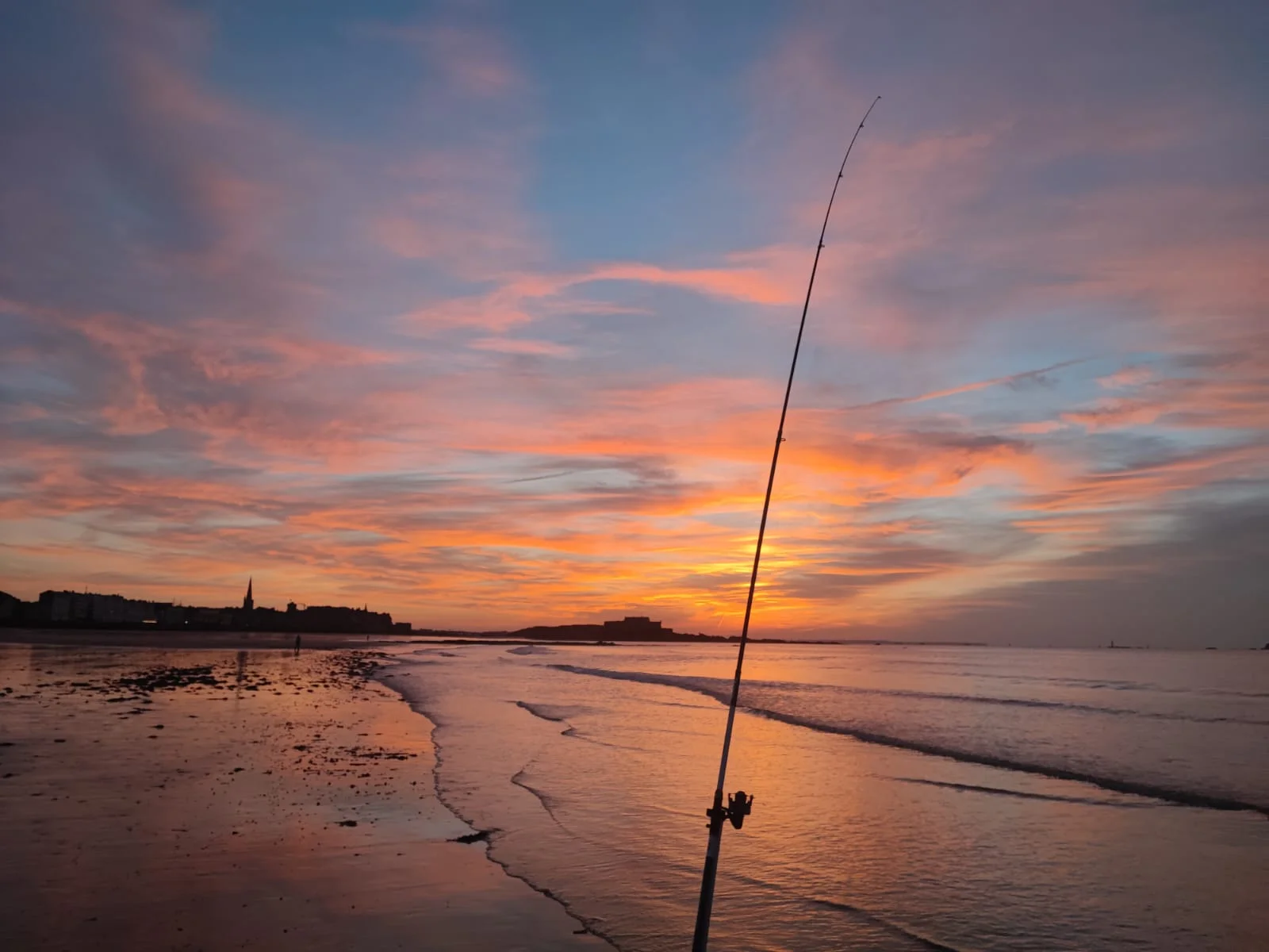 La plage du Sillon à Saint-Malo
