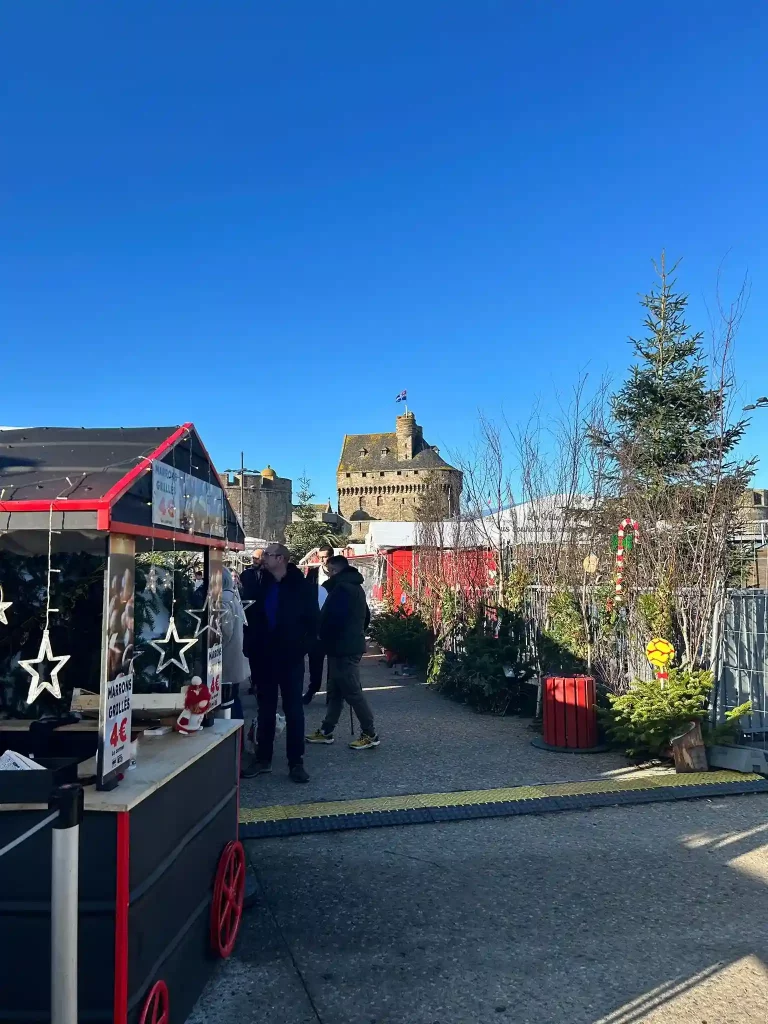 Marché de Noel 2025 Jefferson DANIEL Immobilier Saint-Malo
