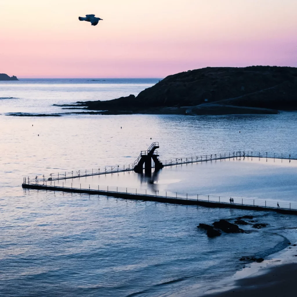 Grand bé vue nuit Saint-Malo Jefferson DANIEL