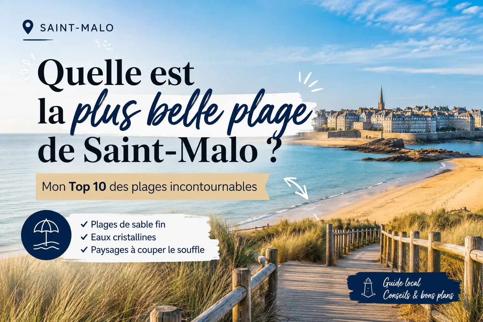 Top 10 des plages de Saint-Malo