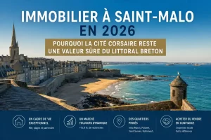 Lire la suite à propos de l’article Immobilier à Saint-Malo en 2026 : pourquoi la cité corsaire reste une valeur sûre du littoral breton